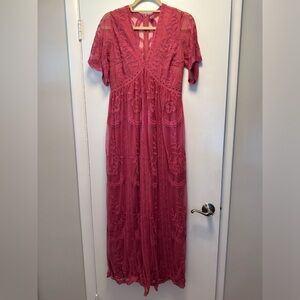 PinkBlush Maternity Maxi Dress